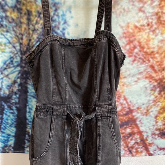 Free People Black and Gray Jumpsuit with Contemporary Fit - Picture 2 of 9